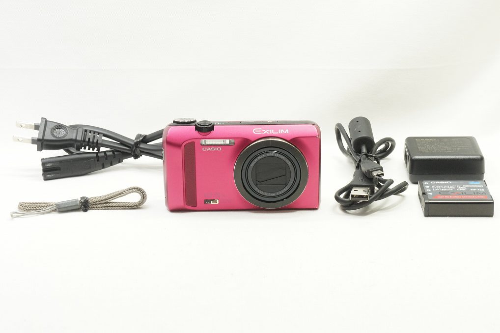CASIO カシオ HIGH SPEED EXILIM EX-ZR200 コンパクトデジタルカメラ レッド 250712j