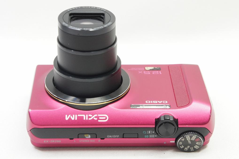 CASIO カシオ HIGH SPEED EXILIM EX-ZR200 コンパクトデジタルカメラ レッド 250712j
