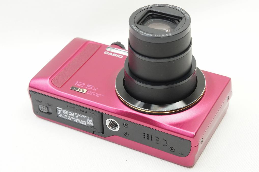 CASIO カシオ HIGH SPEED EXILIM EX-ZR200 コンパクトデジタルカメラ レッド 250712j