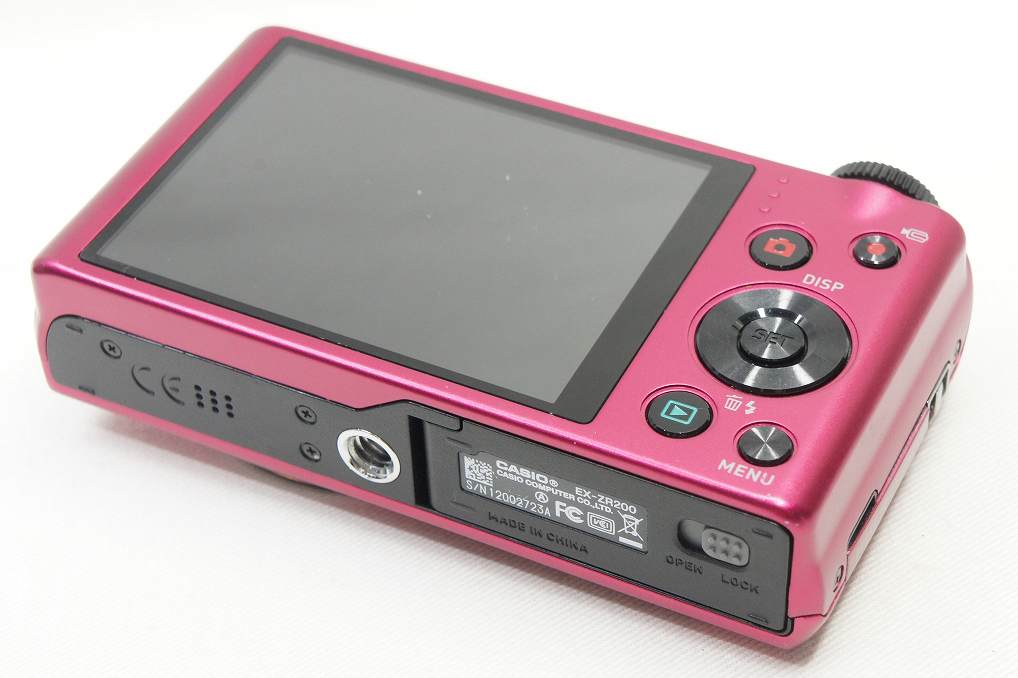 CASIO カシオ HIGH SPEED EXILIM EX-ZR200 コンパクトデジタルカメラ レッド 250712j