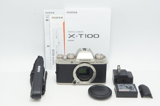 FUJIFILM フジフィルム X-T100 ボディ ミラーレス一眼カメラ シャンパンゴールド 260502ad
