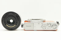 良品 Panasonic パナソニック LUMIX DMC-GM1K 標準ズームレンズキット ミラーレス一眼カメラ オレンジ 元箱付 230902i