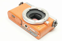 良品 Panasonic パナソニック LUMIX DMC-GM1K 標準ズームレンズキット ミラーレス一眼カメラ オレンジ 元箱付 230902i