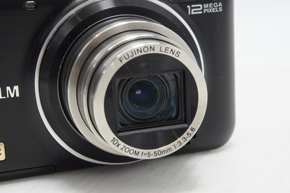 良品 FUJIFILM フジフィルム FinePix JZ300 コンパクトデジタルカメラ ブラック 元箱付 260803a