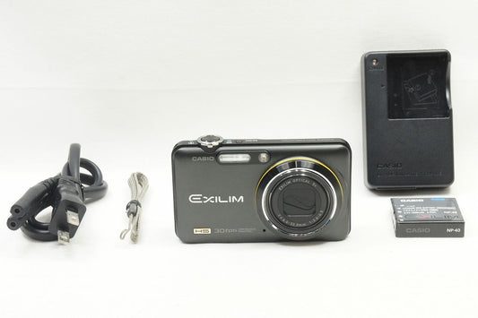 美品 CASIO カシオ EXILIM EX-FC100 コンパクトデジタルカメラ ブラック 250712m
