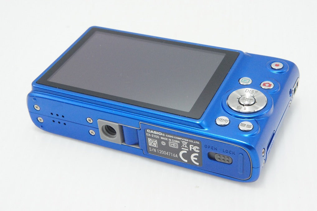 CASIO カシオ EXILIM EX-Z100 コンパクトデジタルカメラ ブルー 元箱付 260803m