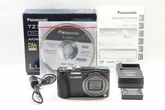訳あり品 Panasonic パナソニック LUMIX DMC TZ30 コンパクトデジタルカメラ ブラック 元箱付 250501e