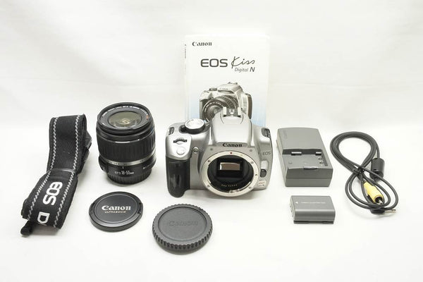 Canon EOS Kiss Digital N レンズキット (EF-S 18-55mm II USM) デジタル一眼レフカメラ 241009f