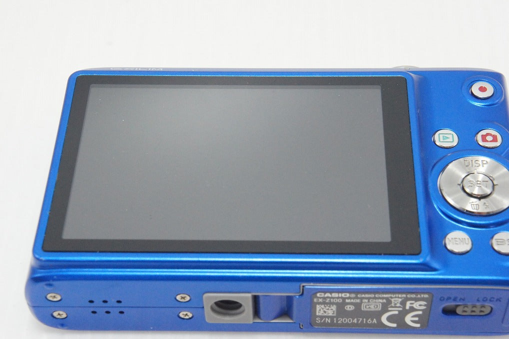 CASIO カシオ EXILIM EX-Z100 コンパクトデジタルカメラ ブルー 元箱付 260803m
