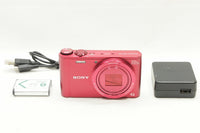 良品 SONY ソニー Cyber-shot DSC-WX300 コンパクトデジタルカメラ レッド 241111t