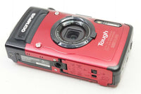 美品 OLYMPUS オリンパス STYLUS TG-2 Tough コンパクトデジタルカメラ レッド 250713a