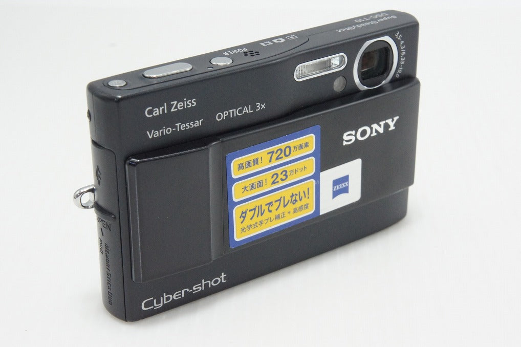 良品 SONY ソニー Cyber-shot DSC-T10 コンパクトデジタルカメラ ブラック 260803h