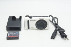 美品 CASIO カシオ EXILIM EX-ZR100 コンパクトデジタルカメラ ホワイト 260803l