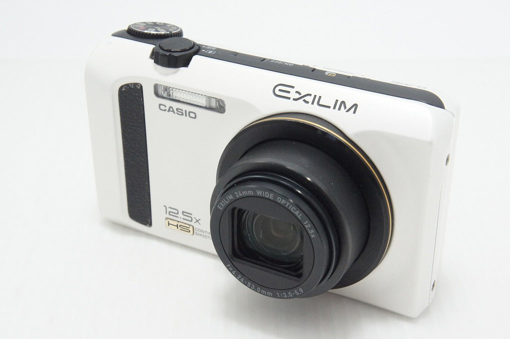 美品 CASIO カシオ EXILIM EX-ZR100 コンパクトデジタルカメラ ホワイト 260803l