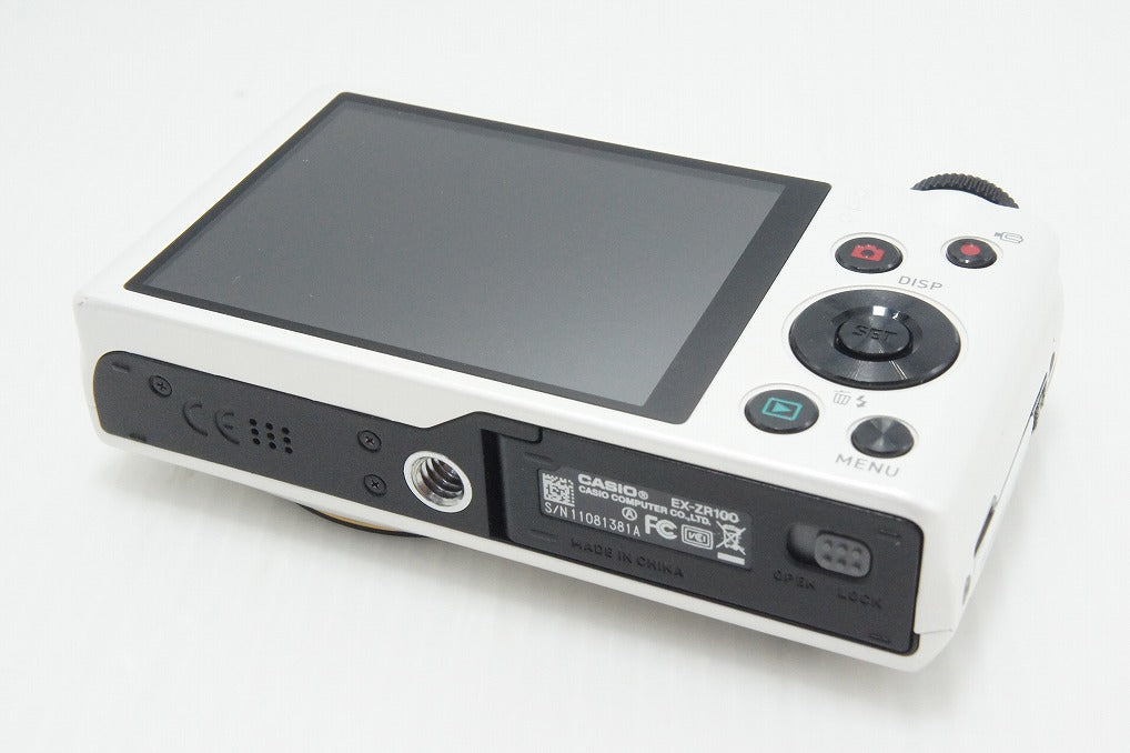 美品 CASIO カシオ EXILIM EX-ZR100 コンパクトデジタルカメラ ホワイト 260803l