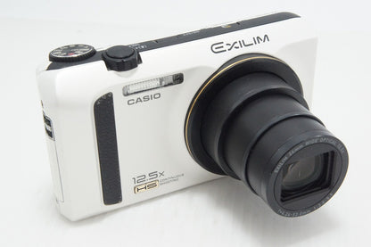 美品 CASIO カシオ EXILIM EX-ZR100 コンパクトデジタルカメラ ホワイト 260803l