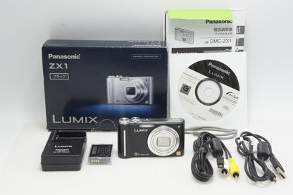 Panasonic パナソニック LUMIX DMC-ZX1 コンパクトデジタルカメラ ブラック 元箱付 260803k