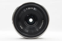 美品 SONY ソニー E 16mm F2.8 SEL16F28 Eマウント APS-C 単焦点レンズ 250131b