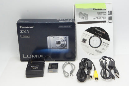 Panasonic パナソニック LUMIX DMC-ZX1 コンパクトデジタルカメラ ブラック 元箱付 260803k