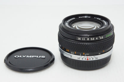 良品 OLYMPUS オリンパス OM-SYSTEM H.ZUIKO AUTO-W 24mm F2.8 MF 単焦点レンズ 260425w