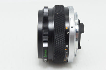 良品 OLYMPUS オリンパス OM-SYSTEM H.ZUIKO AUTO-W 24mm F2.8 MF 単焦点レンズ 260425w