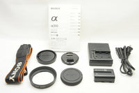 良品 SONY ソニー α200 DSLR-A200K レンズキット (DT 18-70mm SAL1870) デジタル一眼レフ 241109o