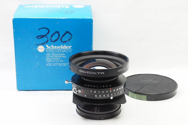 美品 Schneider Kreuznach APO SYMMAR 300mm F5.6 MC 大判レンズ リンホフボード コパルNo.3 240727b