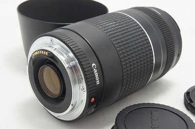 Canon キヤノン EF 75-300mm F4-5.6 III USM AFレンズ Canon EFマウント フルサイズ フード付 261019n