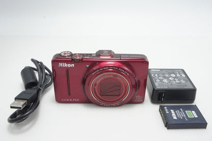 Nikon ニコン COOLPIX S9300 コンパクトデジタルカメラ インペリアルレッド 260803f