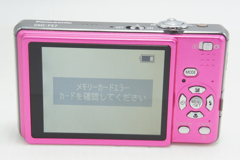 訳あり品 Panasonic パナソニック LUMIX DMC-FS7 コンパクトデジタルカメラ ピンク 260803d