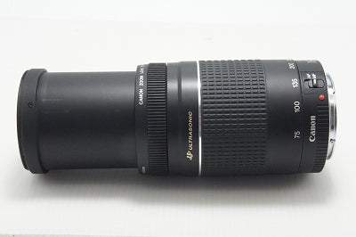Canon キヤノン EF 75-300mm F4-5.6 III USM AFレンズ Canon EFマウント フルサイズ フード付 261019n