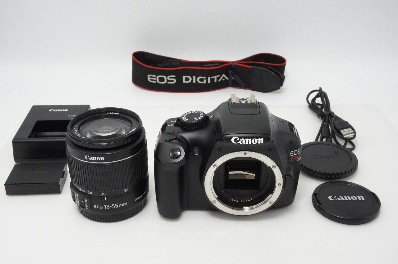 Canon キヤノン EOS Kiss X50 ボディ + EF-S 18-55mm IS II レンズキット デジタル一眼レフカメラ 260424o
