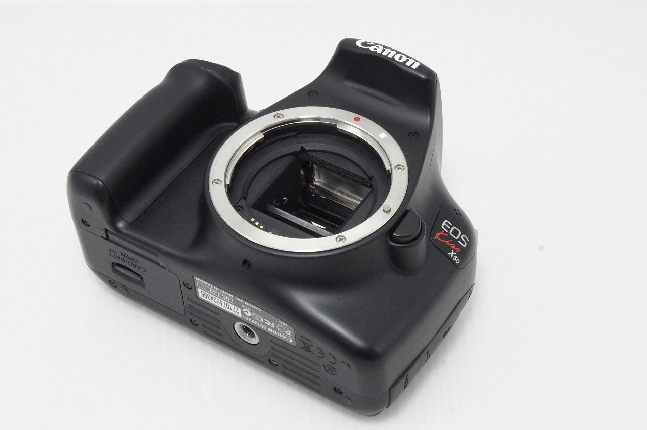 Canon キヤノン EOS Kiss X50 ボディ + EF-S 18-55mm IS II レンズキット デジタル一眼レフカメラ 260424o