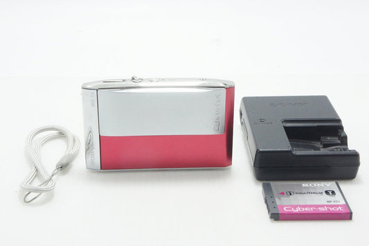 SONY ソニー Cyber-shot DSC-T5 コンパクトデジタルカメラ レッド 261019b