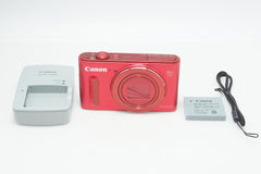 良品 Canon キヤノン PowerShot SX610 HS コンパクトデジタルカメラ レッド 260729d
