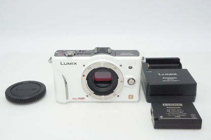 Panasonic パナソニック LUMIX DMC-GF2 ボディ ミラーレス一眼カメラ ホワイト 260425g