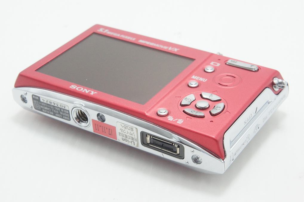 SONY ソニー Cyber-shot DSC-T5 コンパクトデジタルカメラ レッド 261019b