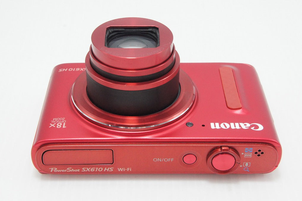 良品 Canon キヤノン PowerShot SX610 HS コンパクトデジタルカメラ レッド 260729d