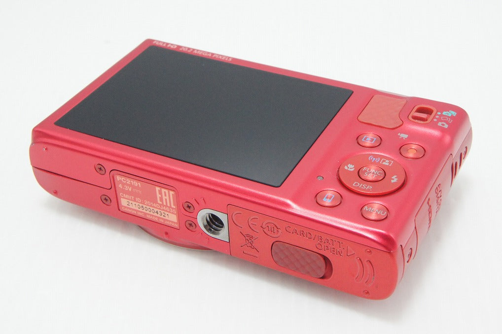 良品 Canon キヤノン PowerShot SX610 HS コンパクトデジタルカメラ レッド 260729d