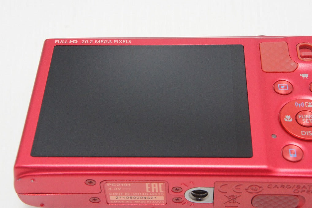 良品 Canon キヤノン PowerShot SX610 HS コンパクトデジタルカメラ レッド 260729d