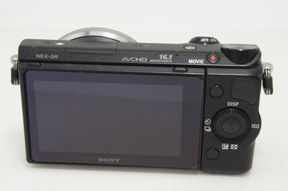 Excellent SONY NEX-5R Body Mirrorless Interchangeable Lens Camera Black 260423v