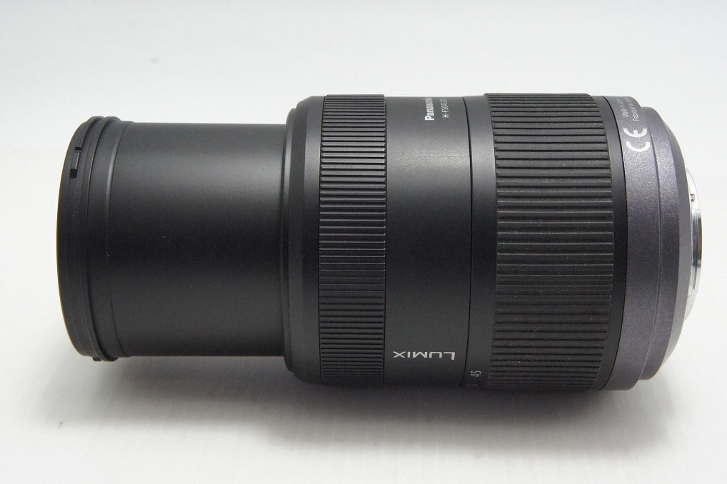 Panasonic LUMIX G VARIO 45-200mm F4-5.6 MEGA O.I.S. H-FS045200 マイクロフォーサーズ フード ポーチ付 260804ak