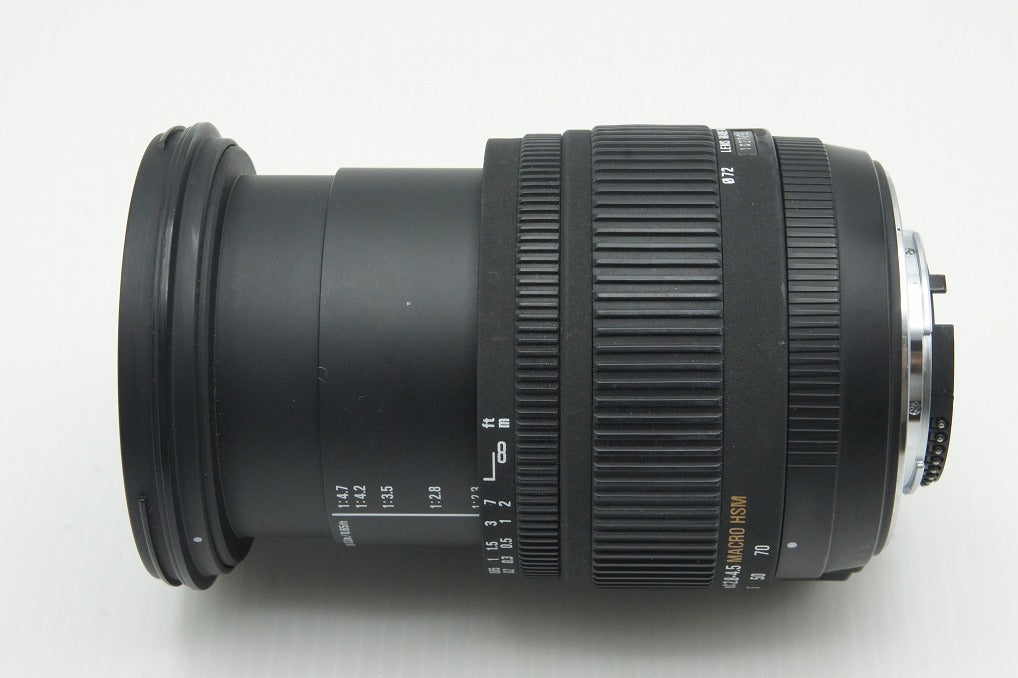 良品 SIGMA シグマ 17-70mm F2.8-4.5 DC MACRO HSM Nikon ニコン Fマウント APS-C ズームレンズ フード付 260115z