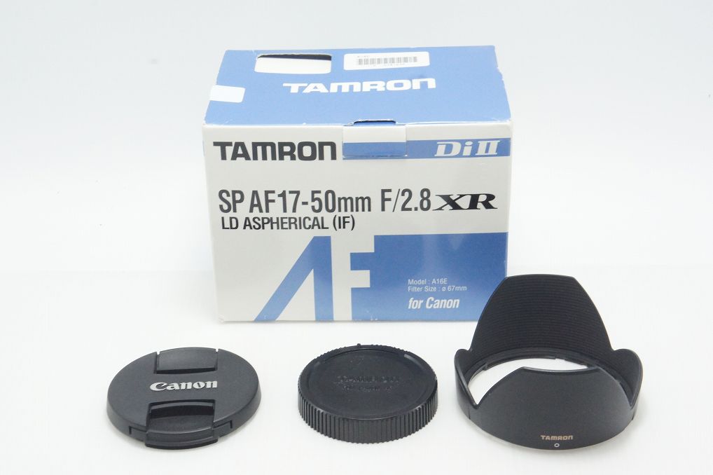 TAMRON タムロン SP AF 17-50mm F2.8 XR Di II LD Aspherical IF A16 AFレンズ Canon キヤノン EFマウント 元箱付 261016bl
