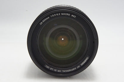 美品 TAMRON AF 28-300mm F3.5-6.3 XR LD Aspherical IF MACRO A06 Nikon Fマウント ズームレンズ フード付 260804c
