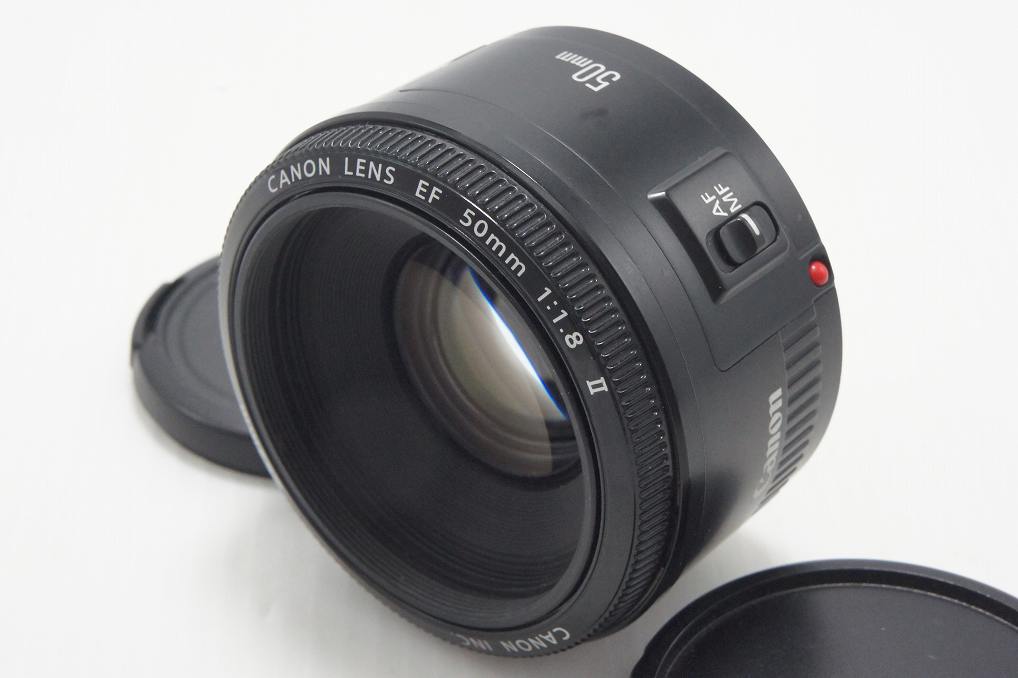 Canon キヤノン EF 50mm F1.8 II AFレンズ フルサイズ 261019t