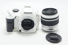 PENTAX ペンタックス K-x レンズキット (smc PENTAX DA L 18-55mm F3.5-5.6 AL) デジタル一眼レフカメラ ホワイト Kマウント APS-C 261019q