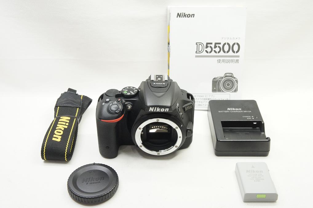 良品 Nikon ニコン D5500 ボディ デジタル一眼レフカメラ 250715a【アルプスカメラ】