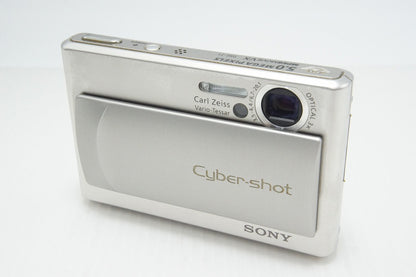 良品 SONY ソニー Cyber-shot DSC-T1 コンパクトデジタルカメラ シルバー 260803n