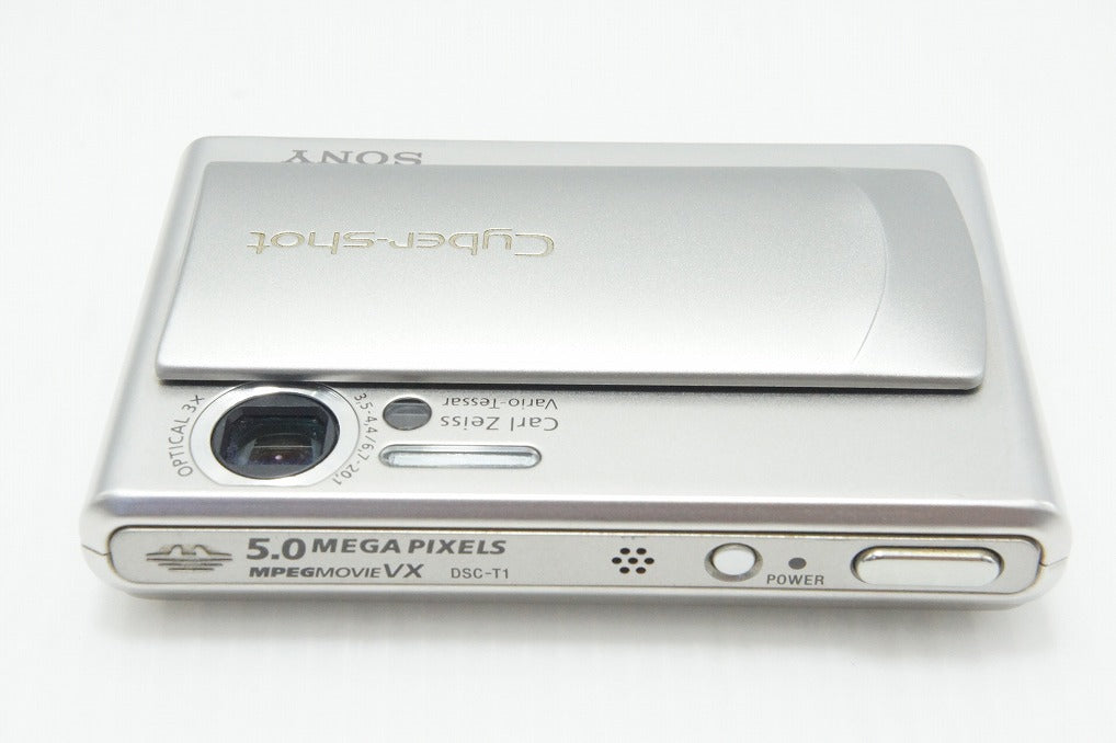 良品 SONY ソニー Cyber-shot DSC-T1 コンパクトデジタルカメラ シルバー 260803n